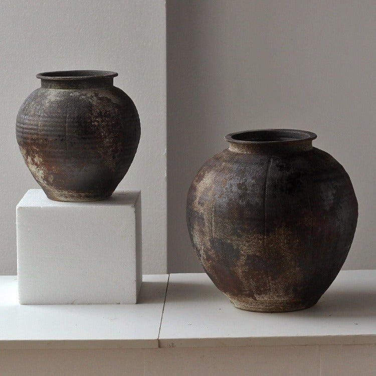 Vintage Ceramic Vase - Handmade