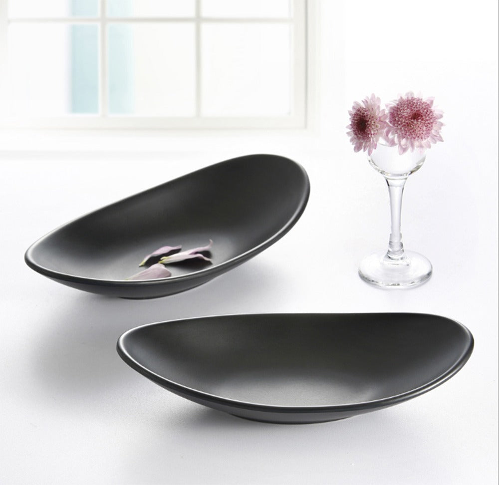 Frosted Porcelain Sushi Plate