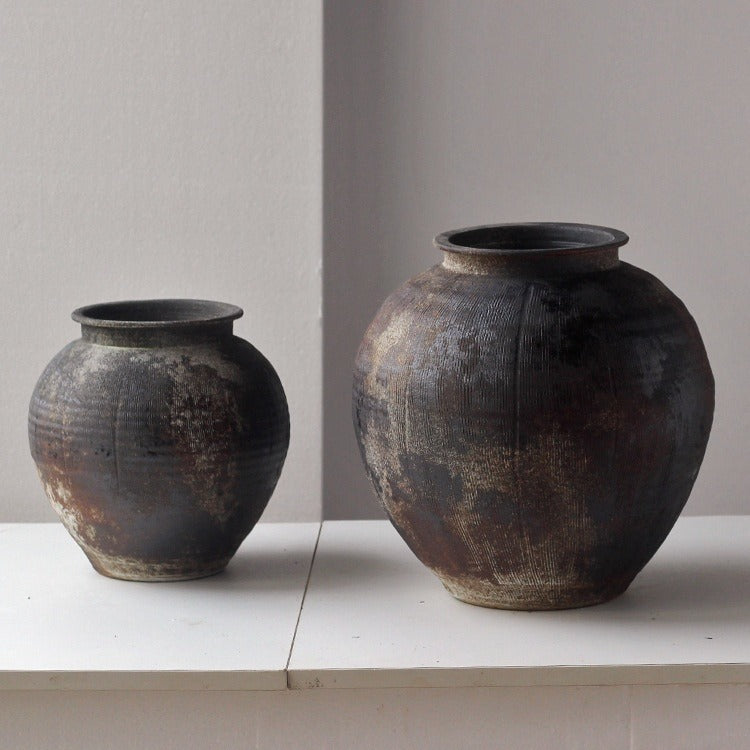 Vintage Ceramic Vase - Handmade