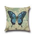 Cute Butterfly Cotton Linen Pillow for Home & Office