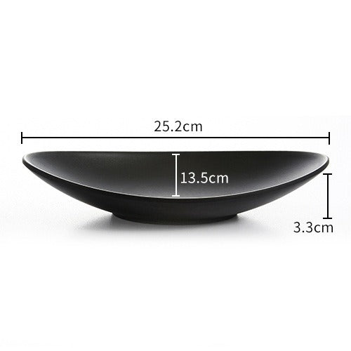 Frosted Porcelain Sushi Plate