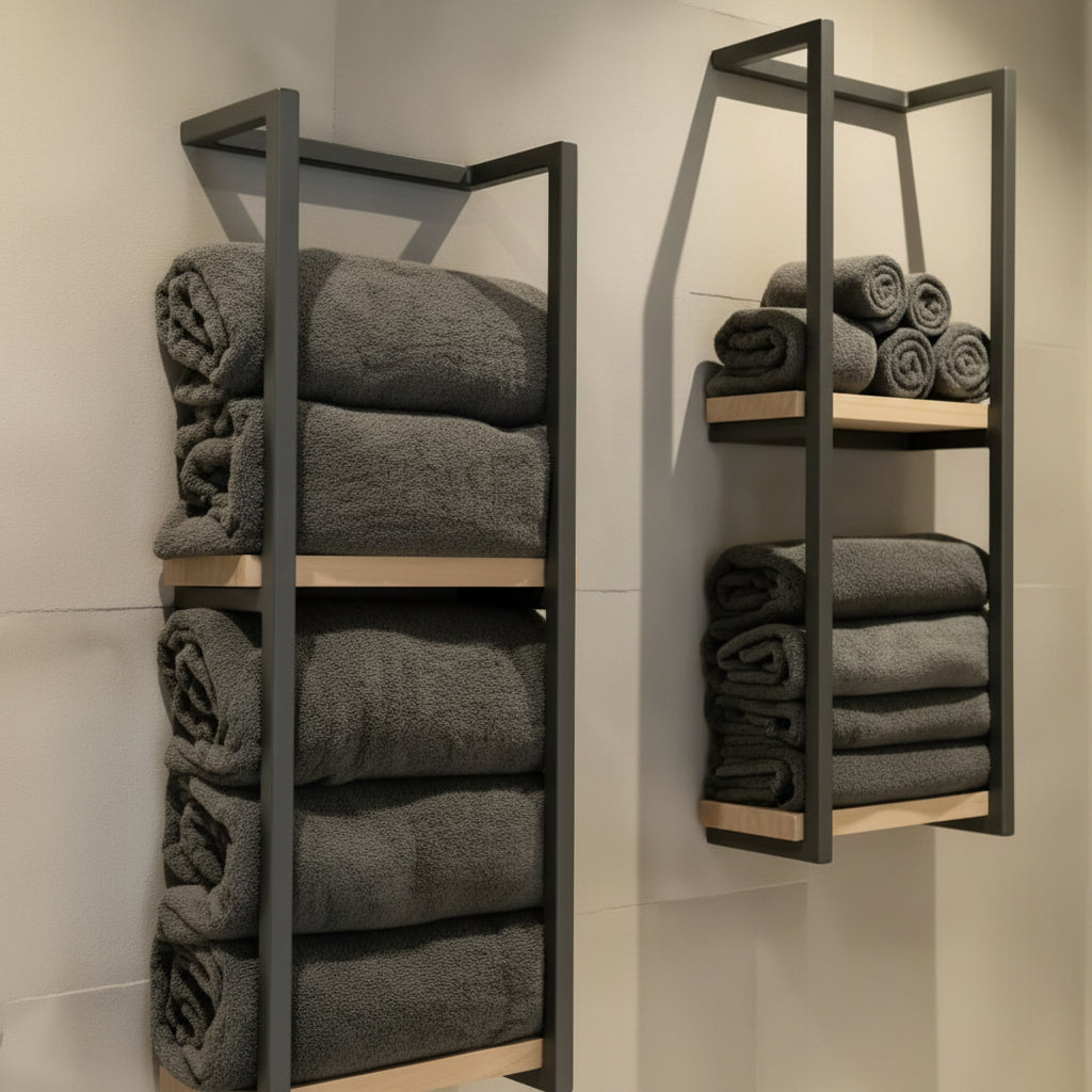 Bathroom Wall Towel Rack