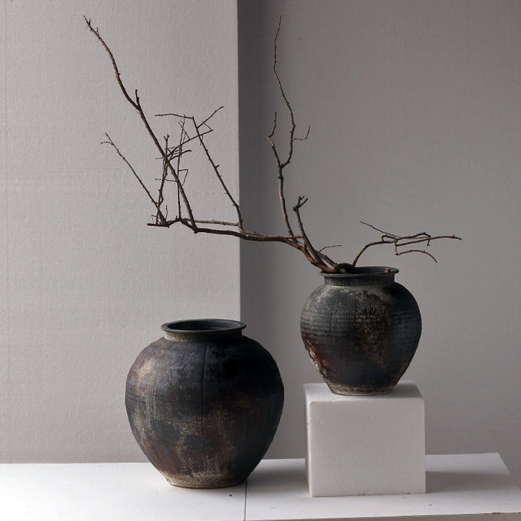Vintage Ceramic Vase - Handmade
