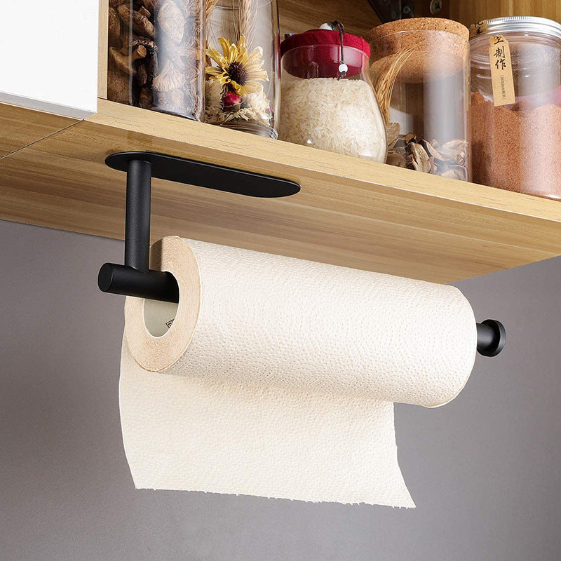 Noir Steel Cabinet Towel Rack