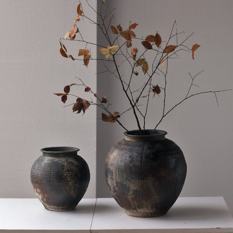 Vintage Ceramic Vase - Handmade