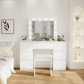 Lighted Vanity Table Set