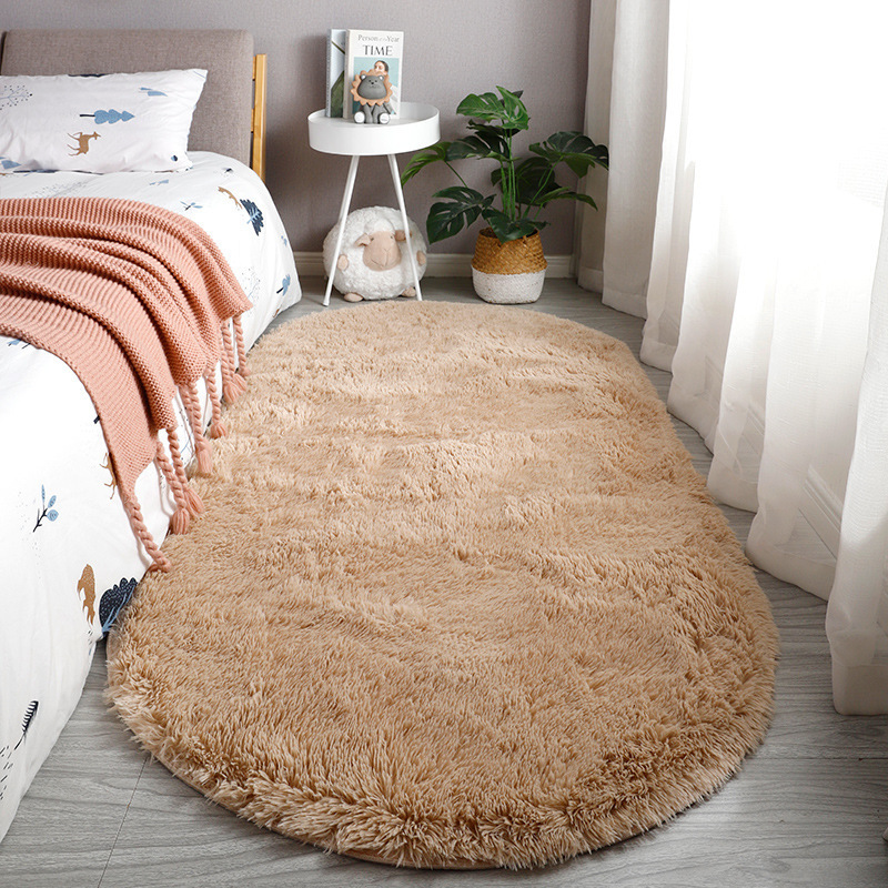 Soft Tie-Dye Bedside Rug