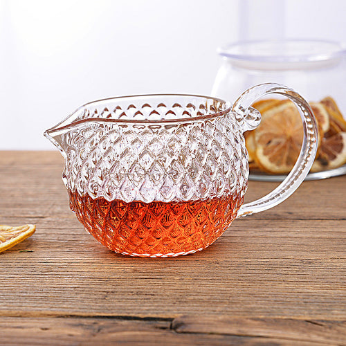 Borosilicate Glass Sunflower Teapot for Floral Tea