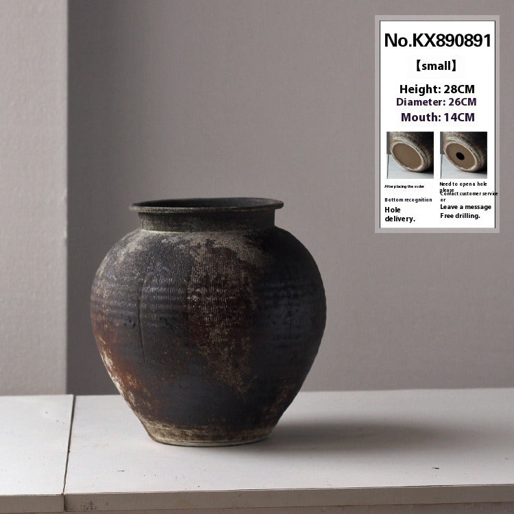 Vintage Ceramic Vase - Handmade