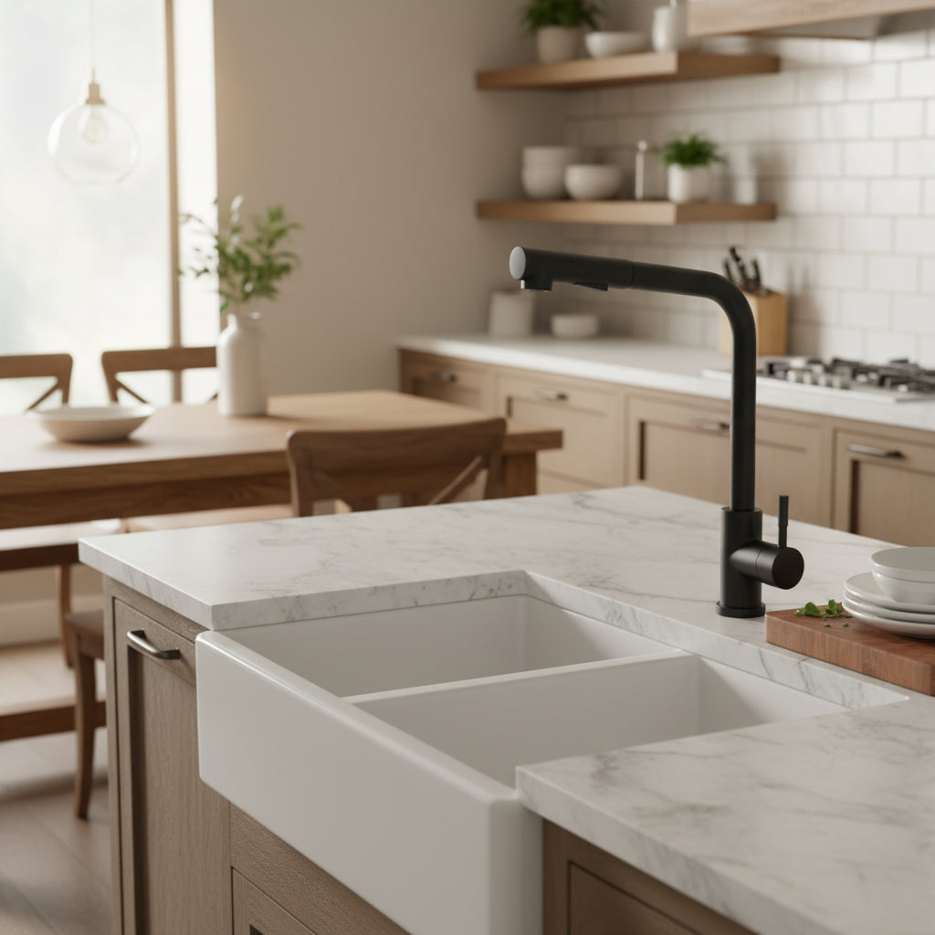 Stainless Steel Pull-Down Kitchen Faucet