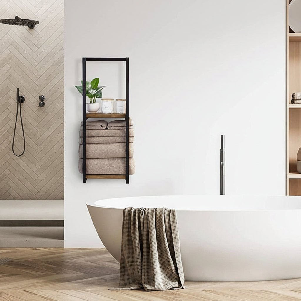 Bathroom Wall Towel Rack