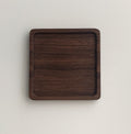 Japanese Walnut Wood Dessert & Coaster Set